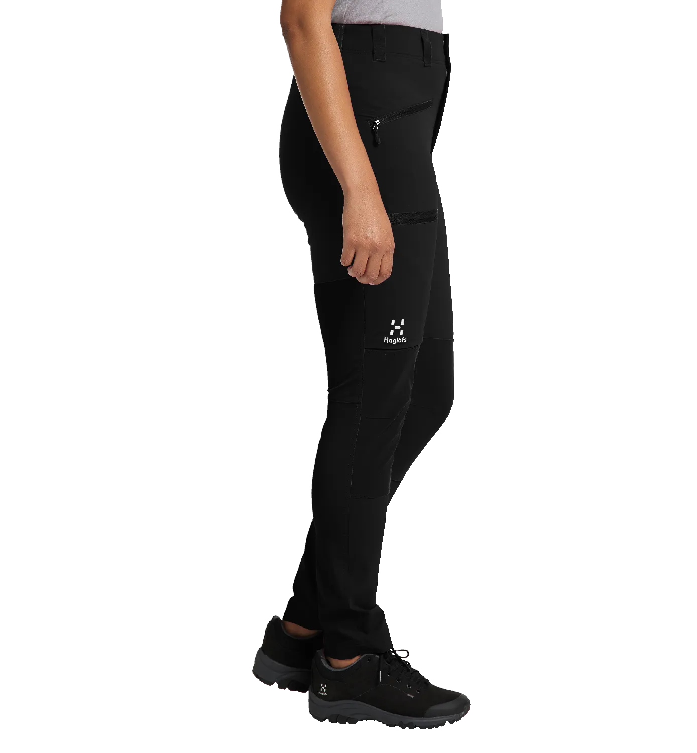 Haglöfs Women&#x27;s Mid Slim Pant (2022) True Black | Buy Haglöfs Women&#x27;s Mid Slim Pant (2022) True Black here | Outnorth