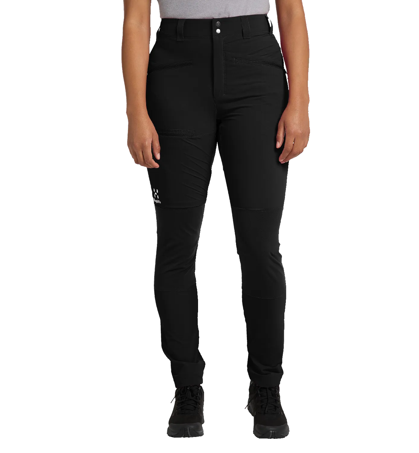 Haglöfs Women&#x27;s Mid Slim Pant (2022) True Black | Buy Haglöfs Women&#x27;s Mid Slim Pant (2022) True Black here | Outnorth