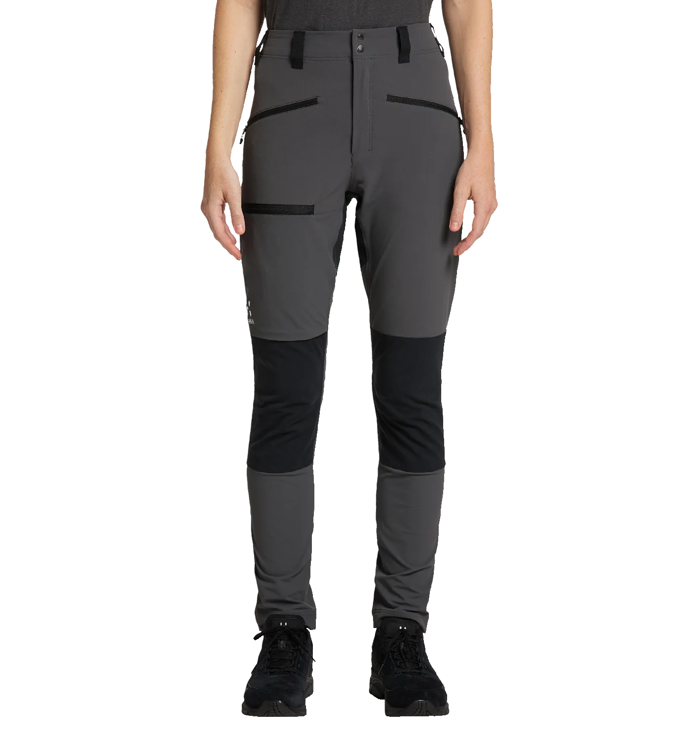 Haglöfs Women&#x27;s Mid Slim Pant Magnetite/True Black | Buy Haglöfs Women&#x27;s Mid Slim Pant Magnetite/True Black here | Outnorth