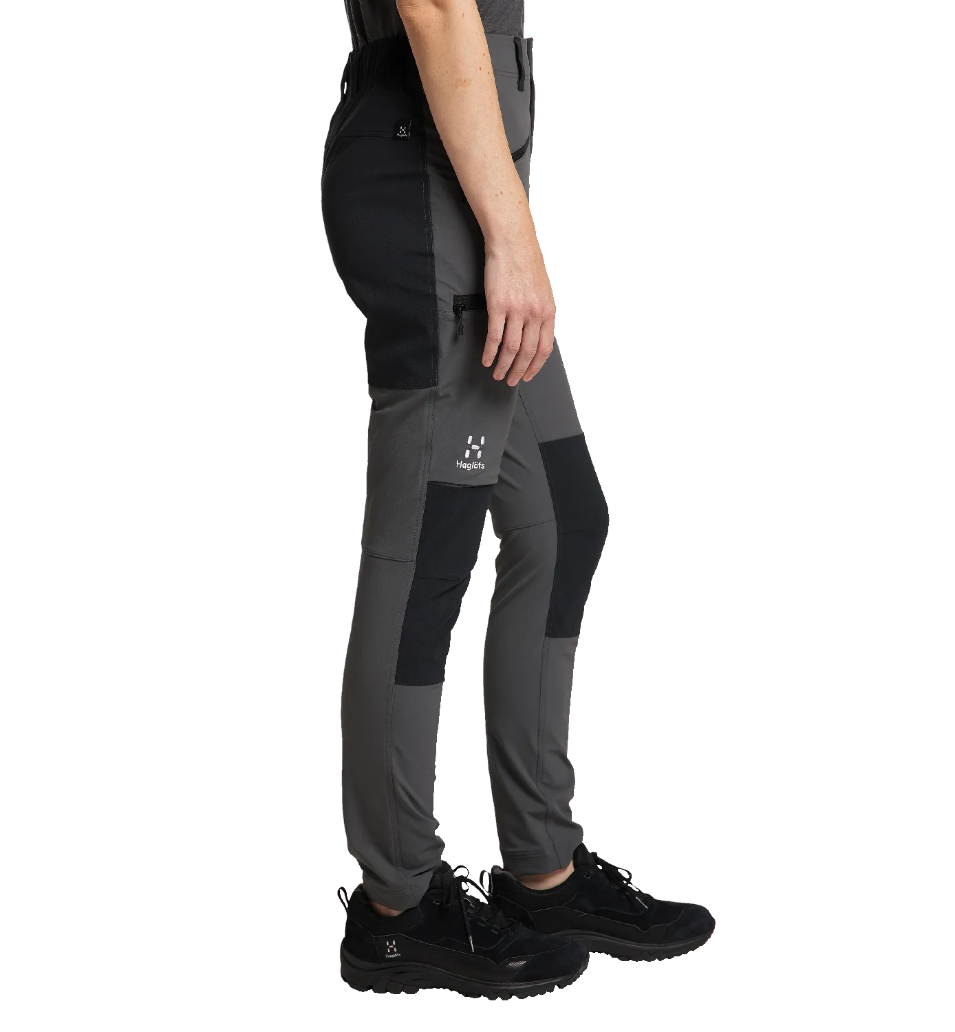 Haglöfs Women&#x27;s Mid Slim Pant Magnetite/True Black | Buy Haglöfs Women&#x27;s Mid Slim Pant Magnetite/True Black here | Outnorth