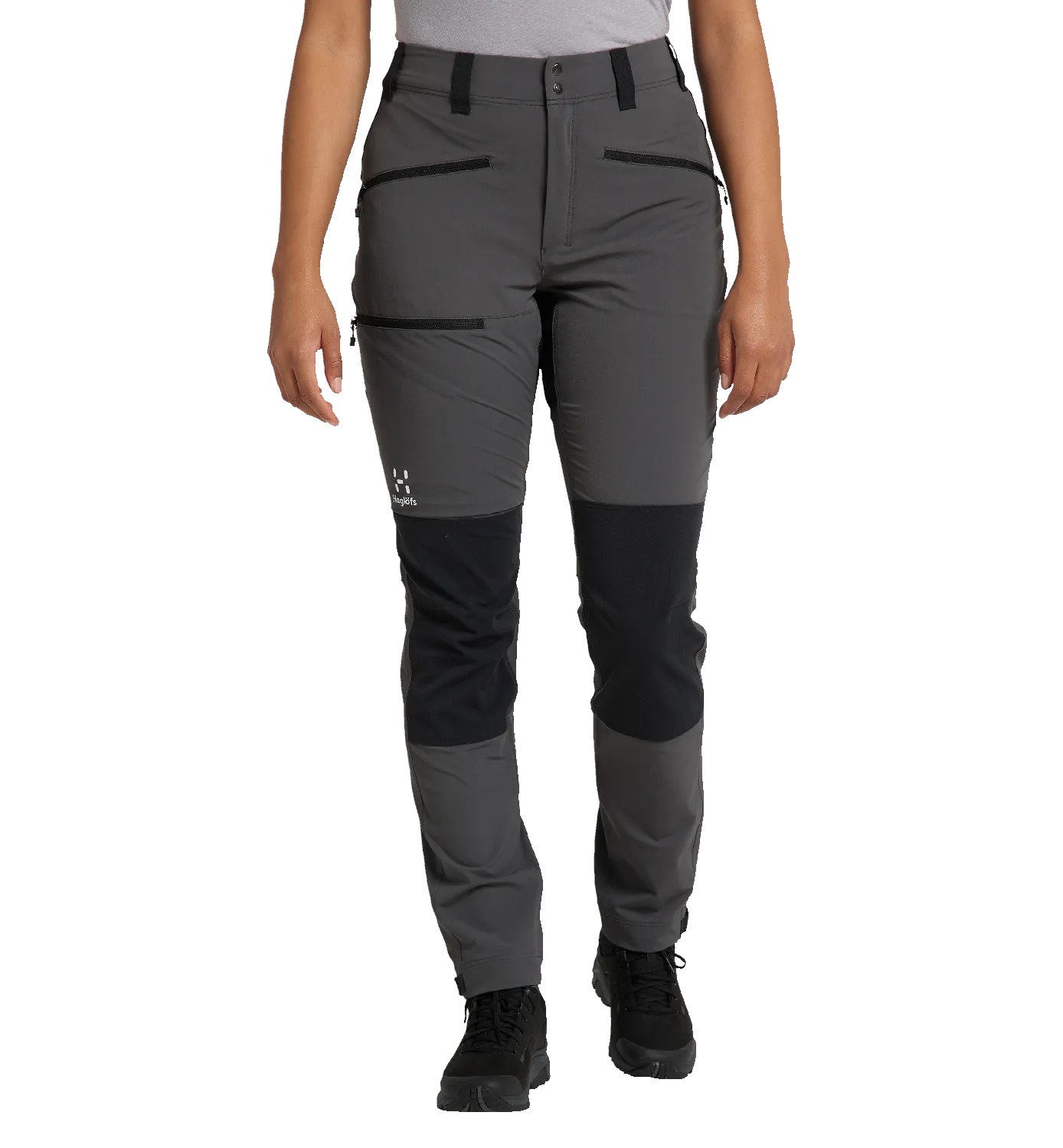 Haglöfs Women&#x27;s Mid Standard Pant Magnetite/True Black | Buy Haglöfs Women&#x27;s Mid Standard Pant Magnetite/True Black here | Outnorth