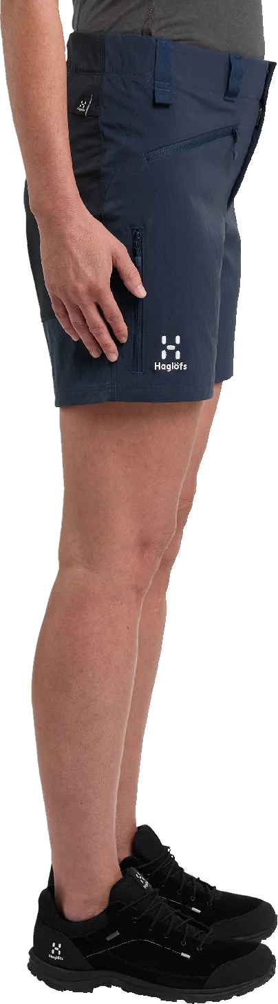 Haglöfs Women&#x27;s Mid Standard Shorts Tarn Blue/True Black | Buy Haglöfs Women&#x27;s Mid Standard Shorts Tarn Blue/True Black here | Outnorth