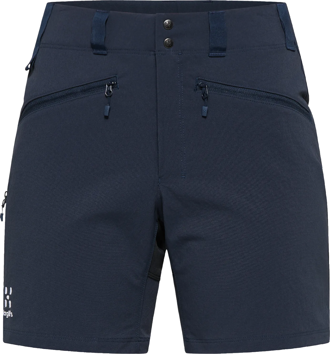 Haglöfs Women&#x27;s Mid Standard Shorts Tarn Blue/True Black | Buy Haglöfs Women&#x27;s Mid Standard Shorts Tarn Blue/True Black here | Outnorth