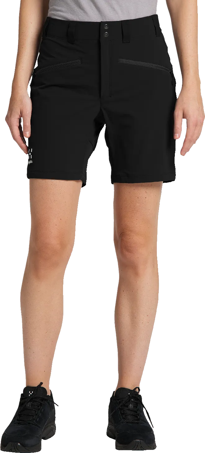 Haglöfs Women&#x27;s Mid Standard Shorts True Black | Buy Haglöfs Women&#x27;s Mid Standard Shorts True Black here | Outnorth