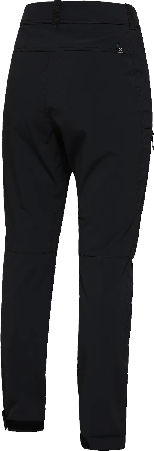 Haglöfs Women&#x27;s Move Softshell Standard Pant True Black | Buy Haglöfs Women&#x27;s Move Softshell Standard Pant True Black here | Outnorth