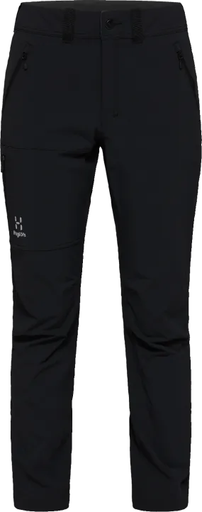 Haglöfs Women&#x27;s Move Softshell Standard Pant True Black | Buy Haglöfs Women&#x27;s Move Softshell Standard Pant True Black here | Outnorth