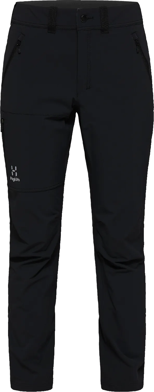 Haglöfs Women&#x27;s Move Softshell Standard Pant True Black | Buy Haglöfs Women&#x27;s Move Softshell Standard Pant True Black here | Outnorth