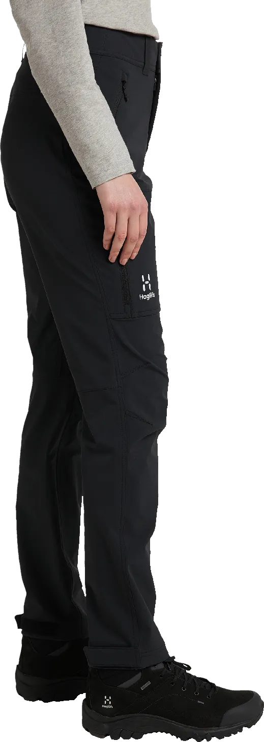 Haglöfs Women&#x27;s Move Softshell Standard Pant True Black | Buy Haglöfs Women&#x27;s Move Softshell Standard Pant True Black here | Outnorth