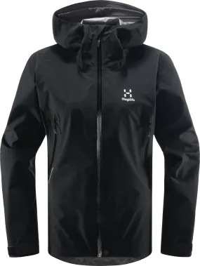 Haglöfs Women&#x27;s Roc Gore-Tex Jacket True Black | Buy Haglöfs Women&#x27;s Roc Gore-Tex Jacket True Black here | Outnorth