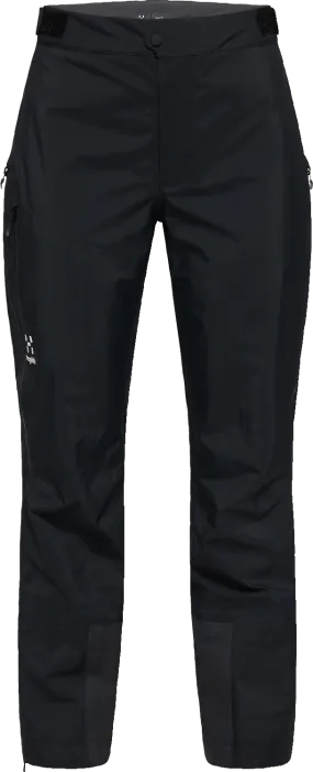 Haglöfs Women&#x27;s ROC GORE-TEX Pant True Black | Buy Haglöfs Women&#x27;s ROC GORE-TEX Pant True Black here | Outnorth
