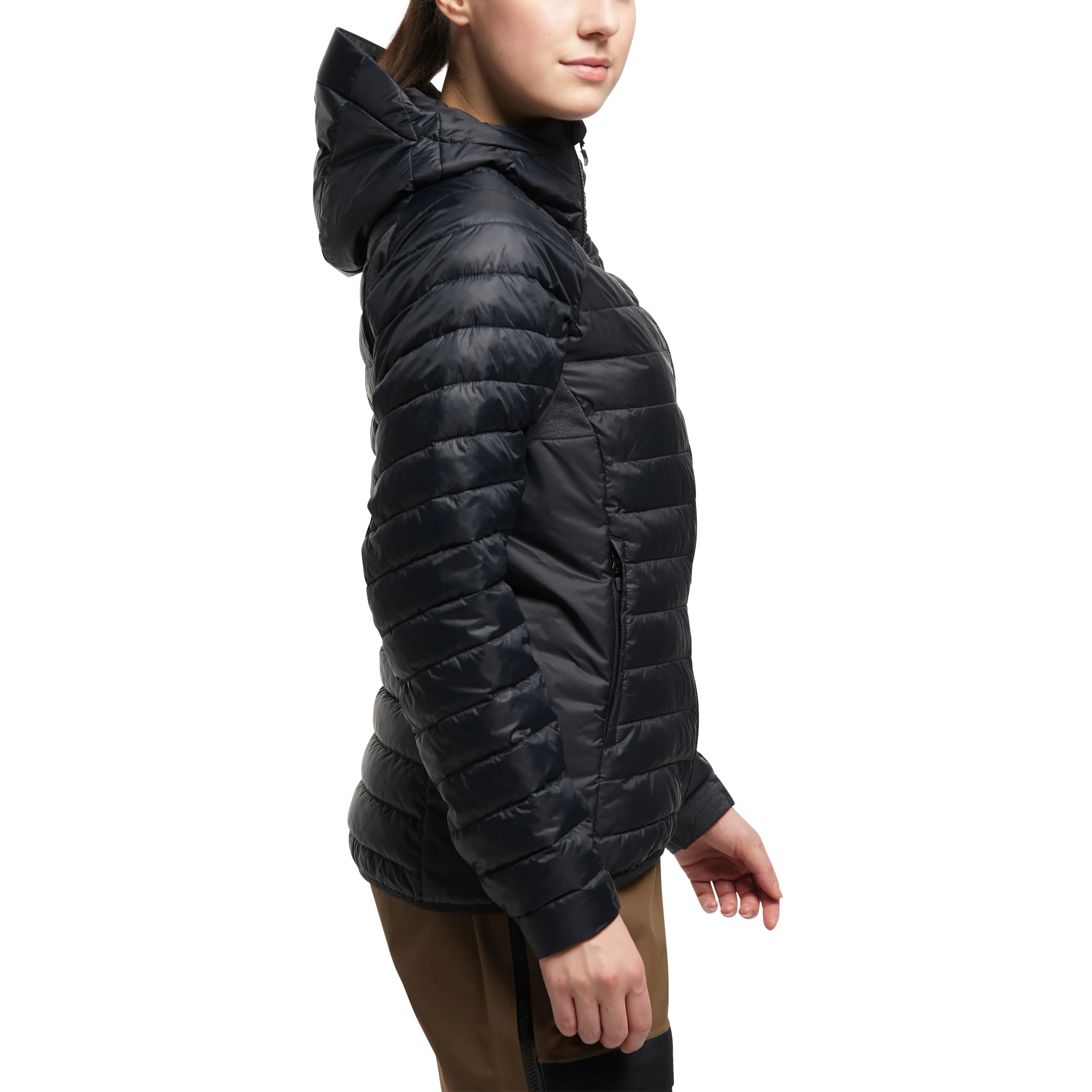 Haglöfs Women&#x27;s Spire Mimic Hood True Black | Buy Haglöfs Women&#x27;s Spire Mimic Hood True Black here | Outnorth