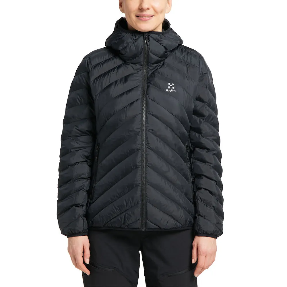 Haglöfs Women&#x27;s Särna Mimic Hood True Black | Buy Haglöfs Women&#x27;s Särna Mimic Hood True Black here | Outnorth