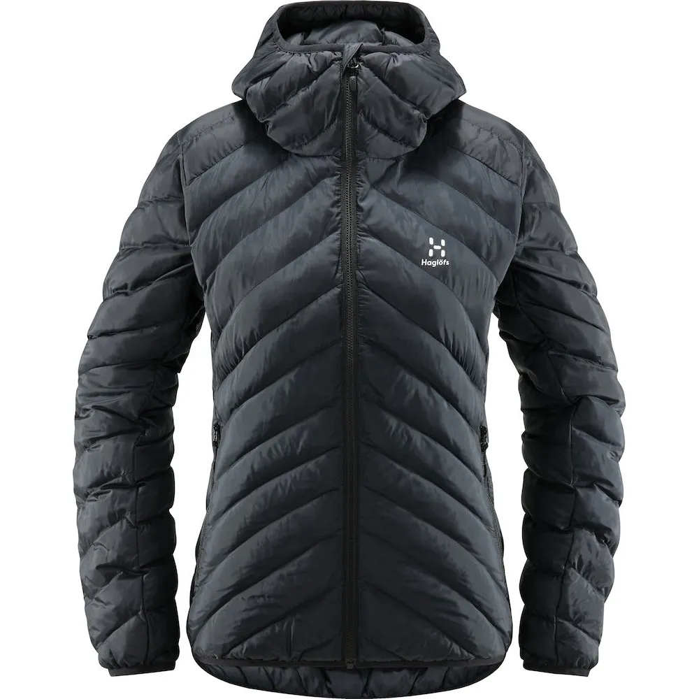 Haglöfs Women&#x27;s Särna Mimic Hood True Black | Buy Haglöfs Women&#x27;s Särna Mimic Hood True Black here | Outnorth