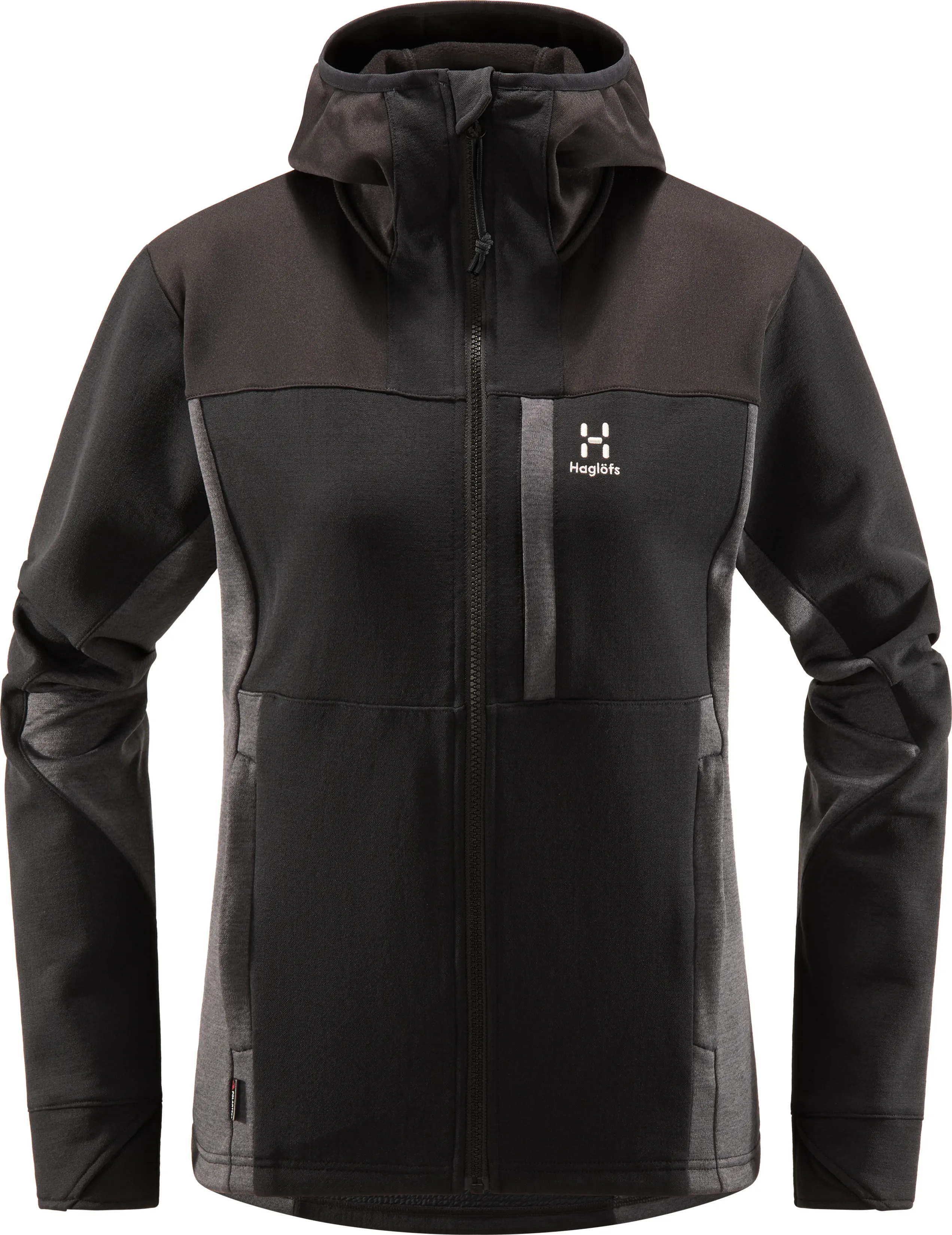 Haglöfs Women&#x27;s Vassi Mid Hood True Black/Magnetite | Buy Haglöfs Women&#x27;s Vassi Mid Hood True Black/Magnetite here | Outnorth