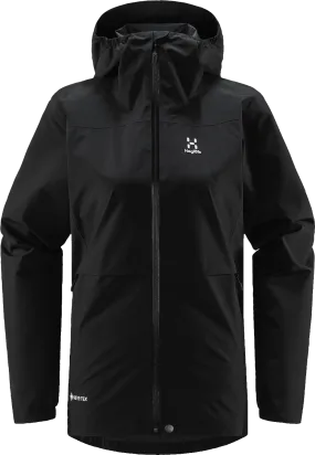 Haglöfs Women&#x27;s Wilda GORE-TEX Jacket True Black | Buy Haglöfs Women&#x27;s Wilda GORE-TEX Jacket True Black here | Outnorth