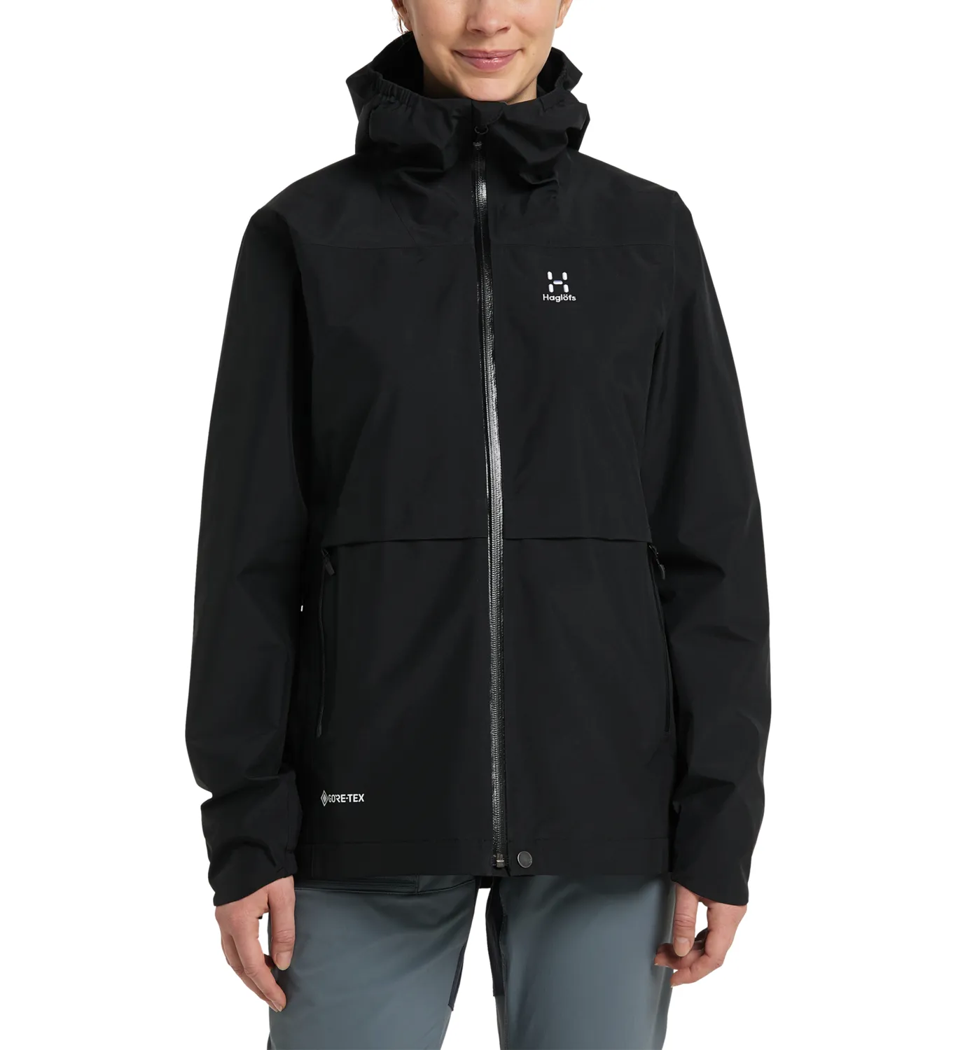 Haglöfs Women&#x27;s Wilda GORE-TEX Jacket True Black | Buy Haglöfs Women&#x27;s Wilda GORE-TEX Jacket True Black here | Outnorth