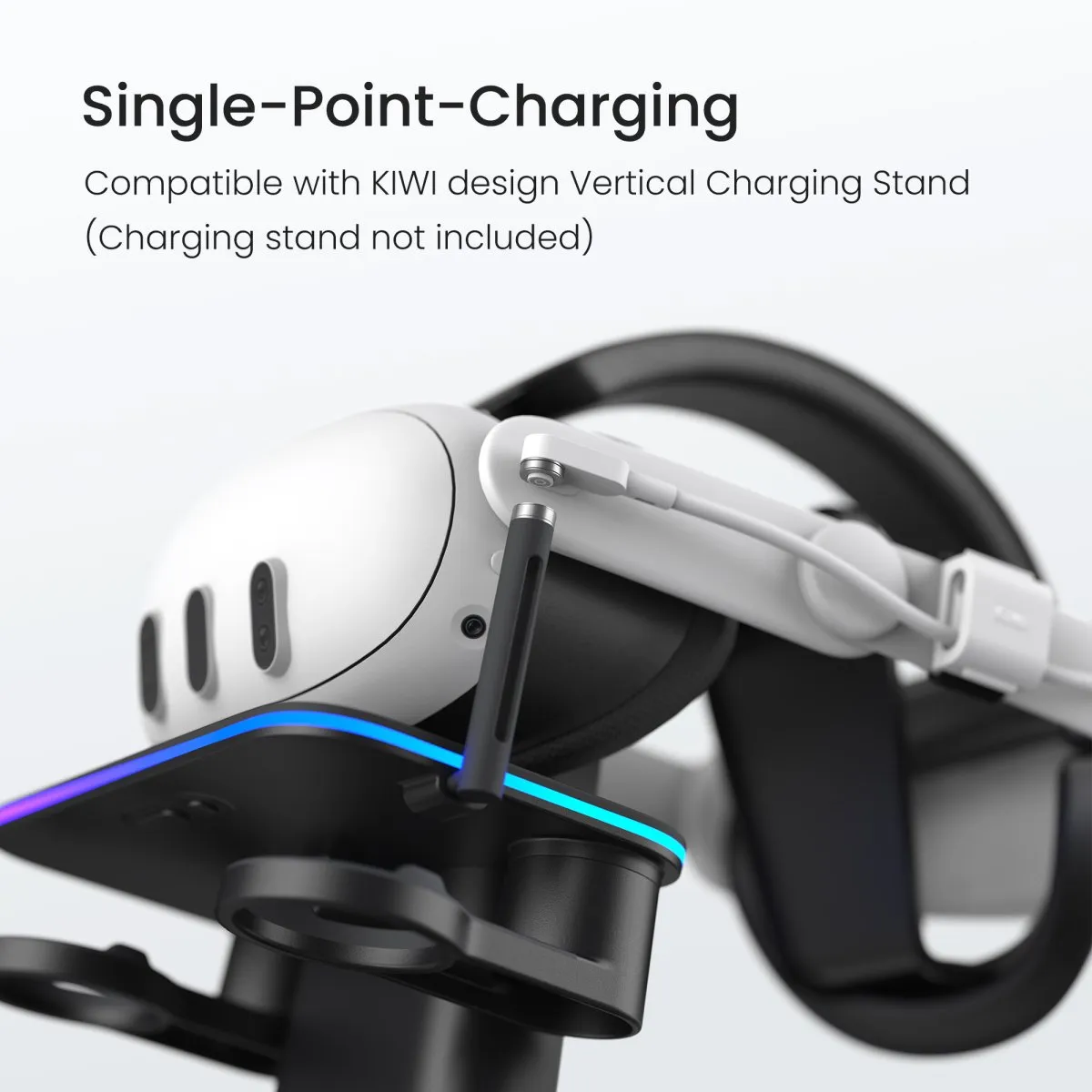 Head Strap with Battery -Single-Point-Charging SPC| KIWI DESIGN Meta Quest 3S & Quest 3