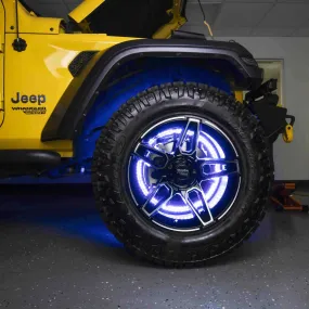 Heise HE-RGB1-W14 14" LED Wheel Light Set IP68 For RGB-CB1