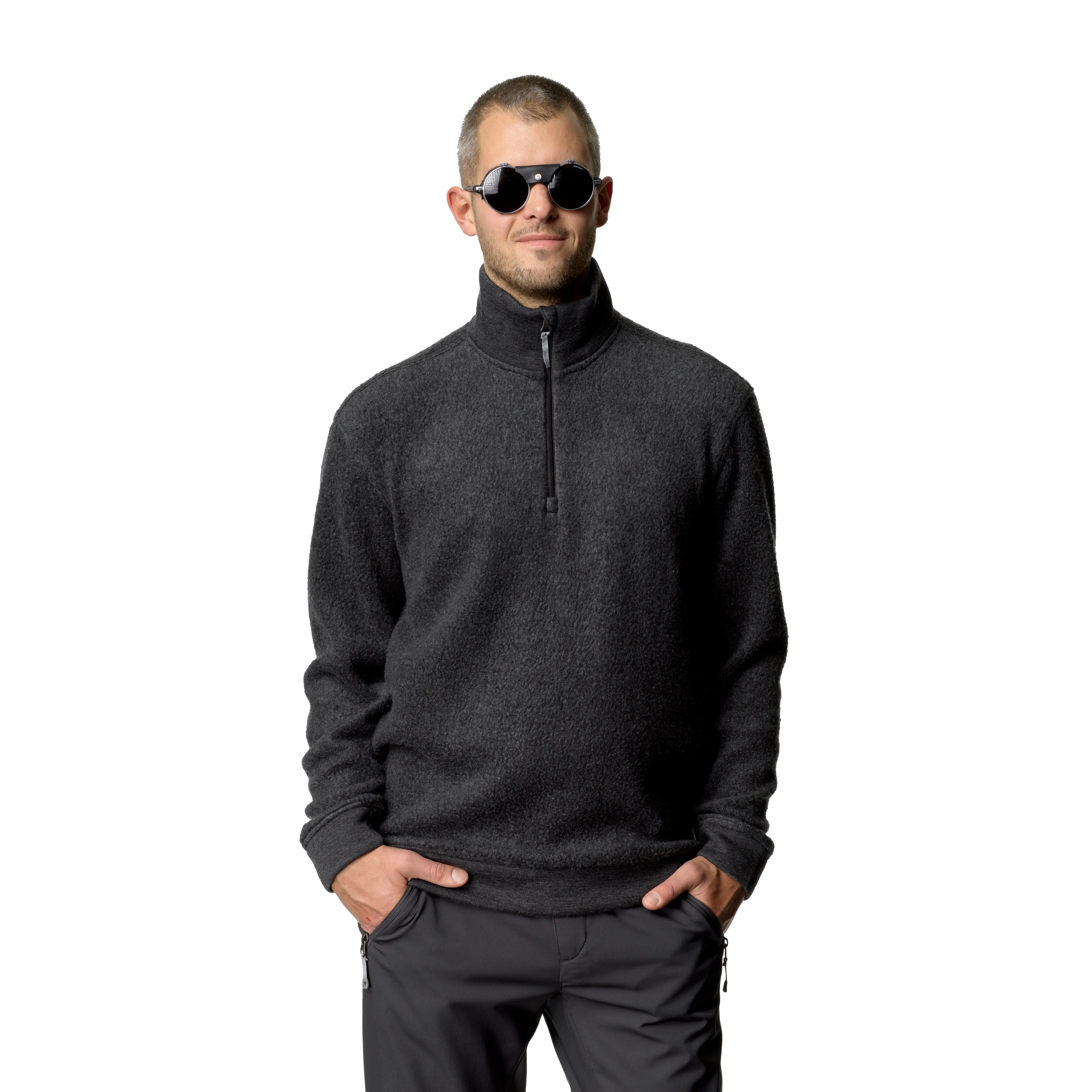Houdini Men&#x27;s Alto Half Zip True Black | Buy Houdini Men&#x27;s Alto Half Zip True Black here | Outnorth