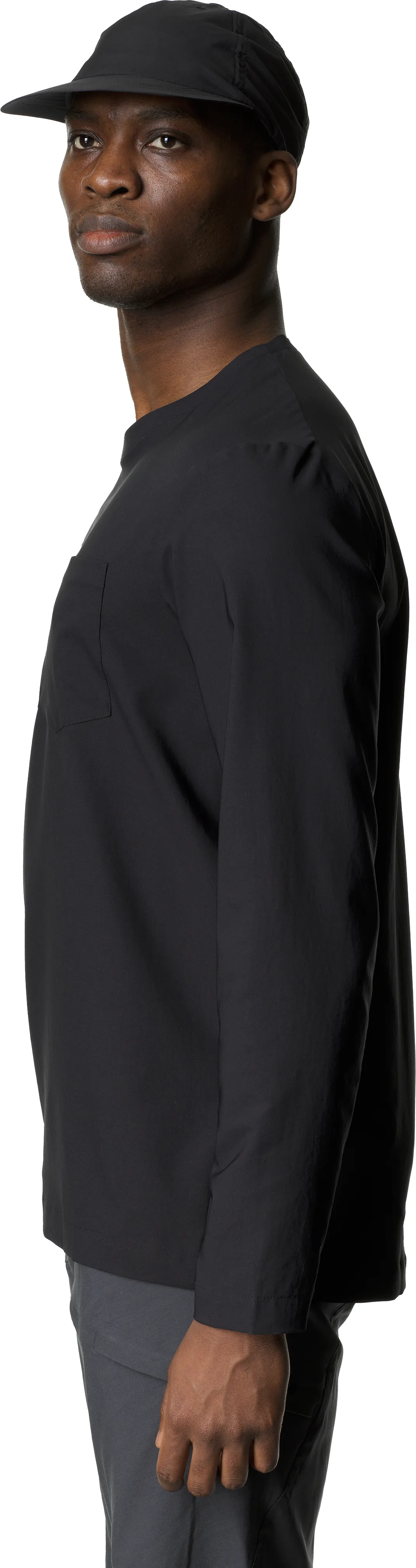 Houdini Men&#x27;s Cover Crew True Black | Buy Houdini Men&#x27;s Cover Crew True Black here | Outnorth