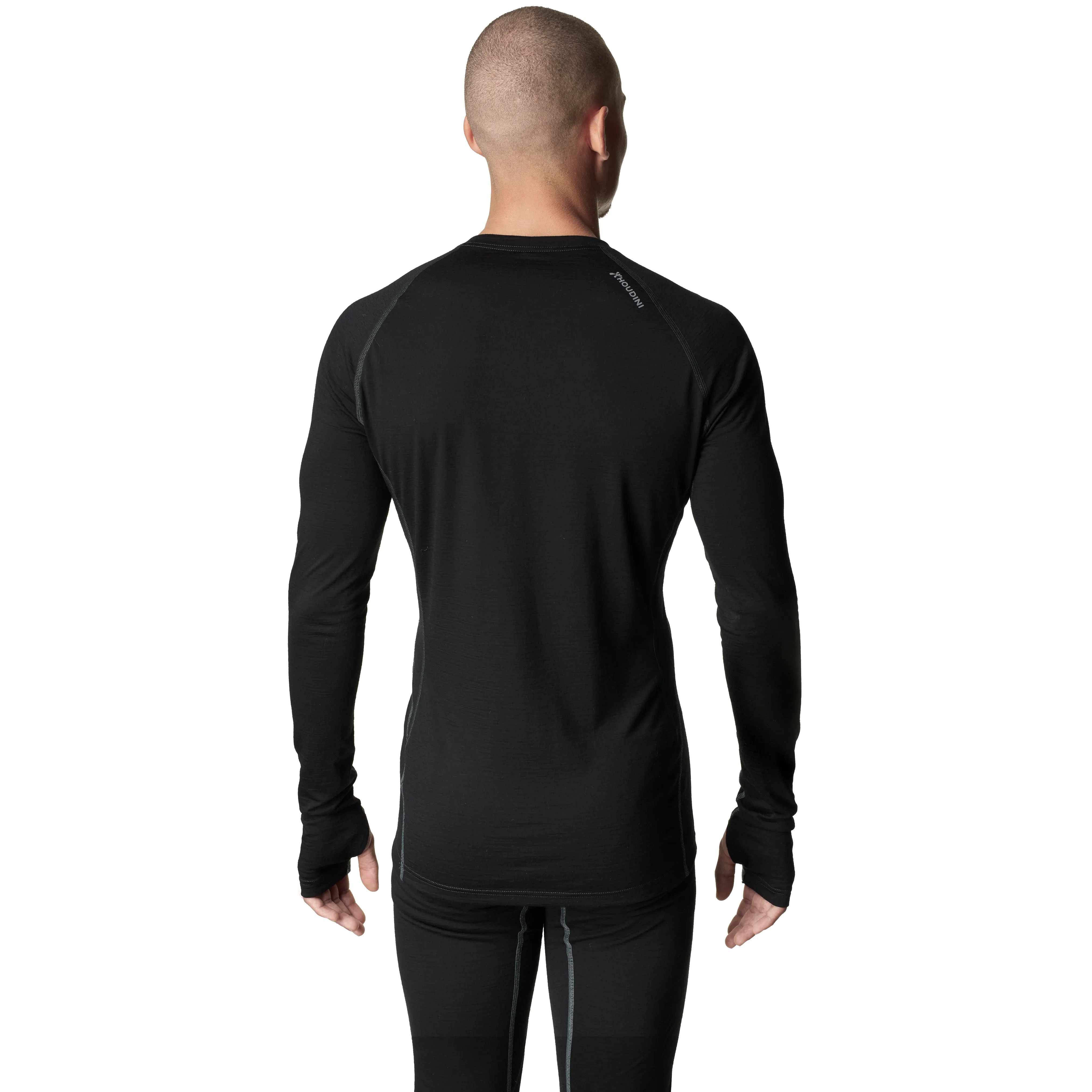 Houdini Men&#x27;s DeSoli Crew True Black | Buy Houdini Men&#x27;s DeSoli Crew True Black here | Outnorth