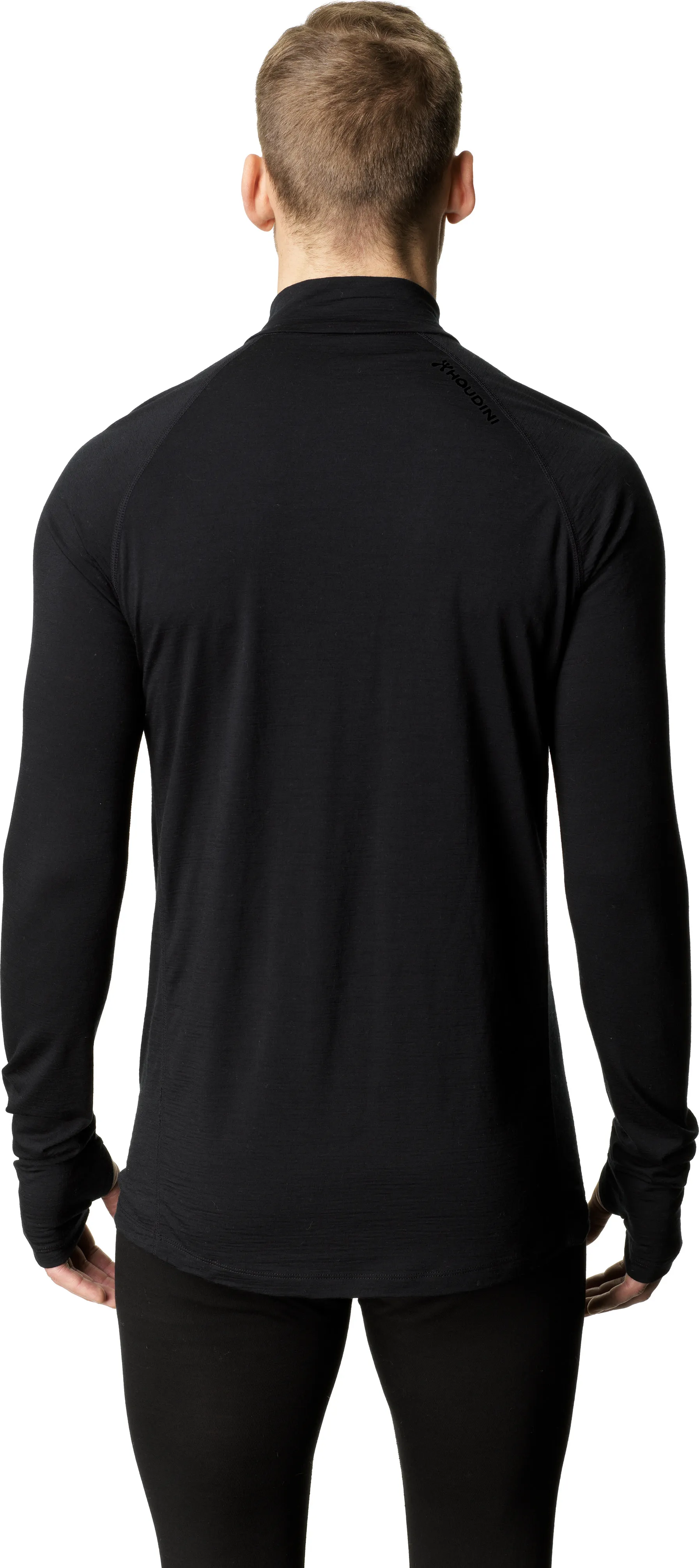 Houdini Men&#x27;s Desoli Light Half Zip True Black | Buy Houdini Men&#x27;s Desoli Light Half Zip True Black here | Outnorth
