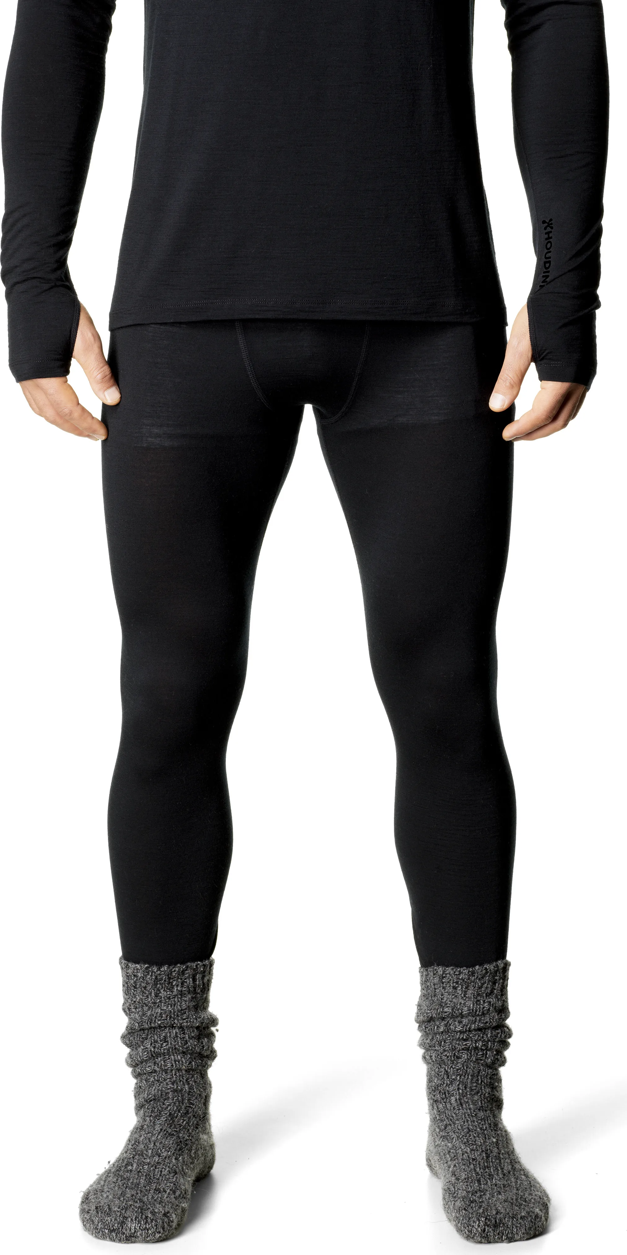 Houdini Men&#x27;s Desoli Light Tights True Black | Buy Houdini Men&#x27;s Desoli Light Tights True Black here | Outnorth
