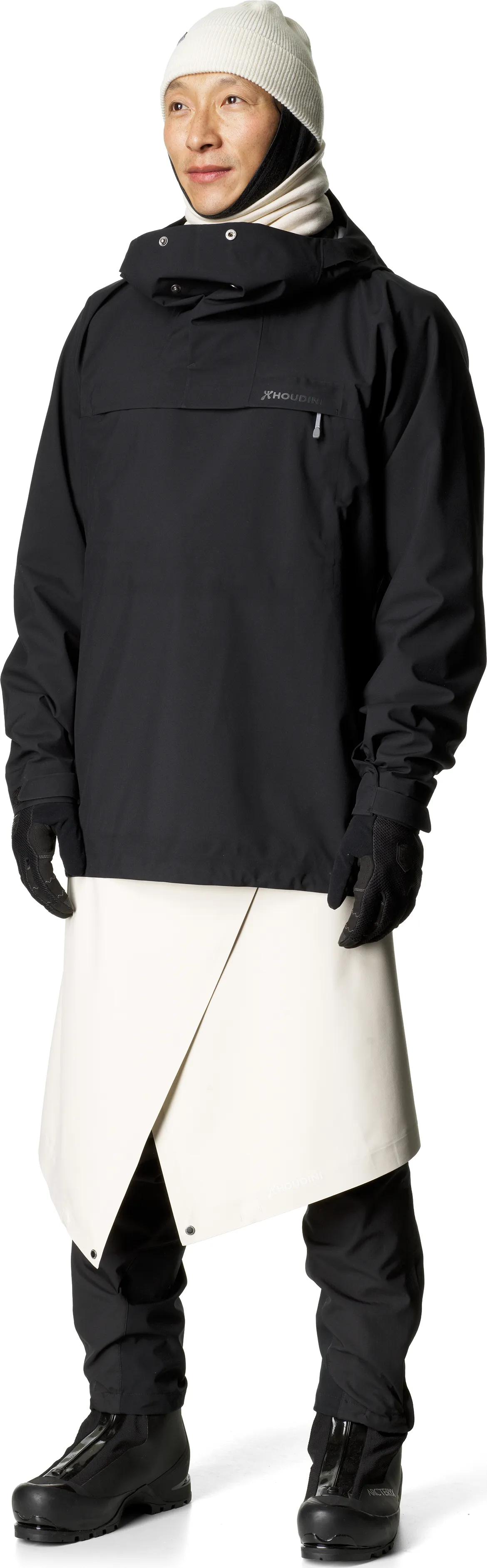 Houdini Men&#x27;s Shelter Anorak True Black | Buy Houdini Men&#x27;s Shelter Anorak True Black here | Outnorth