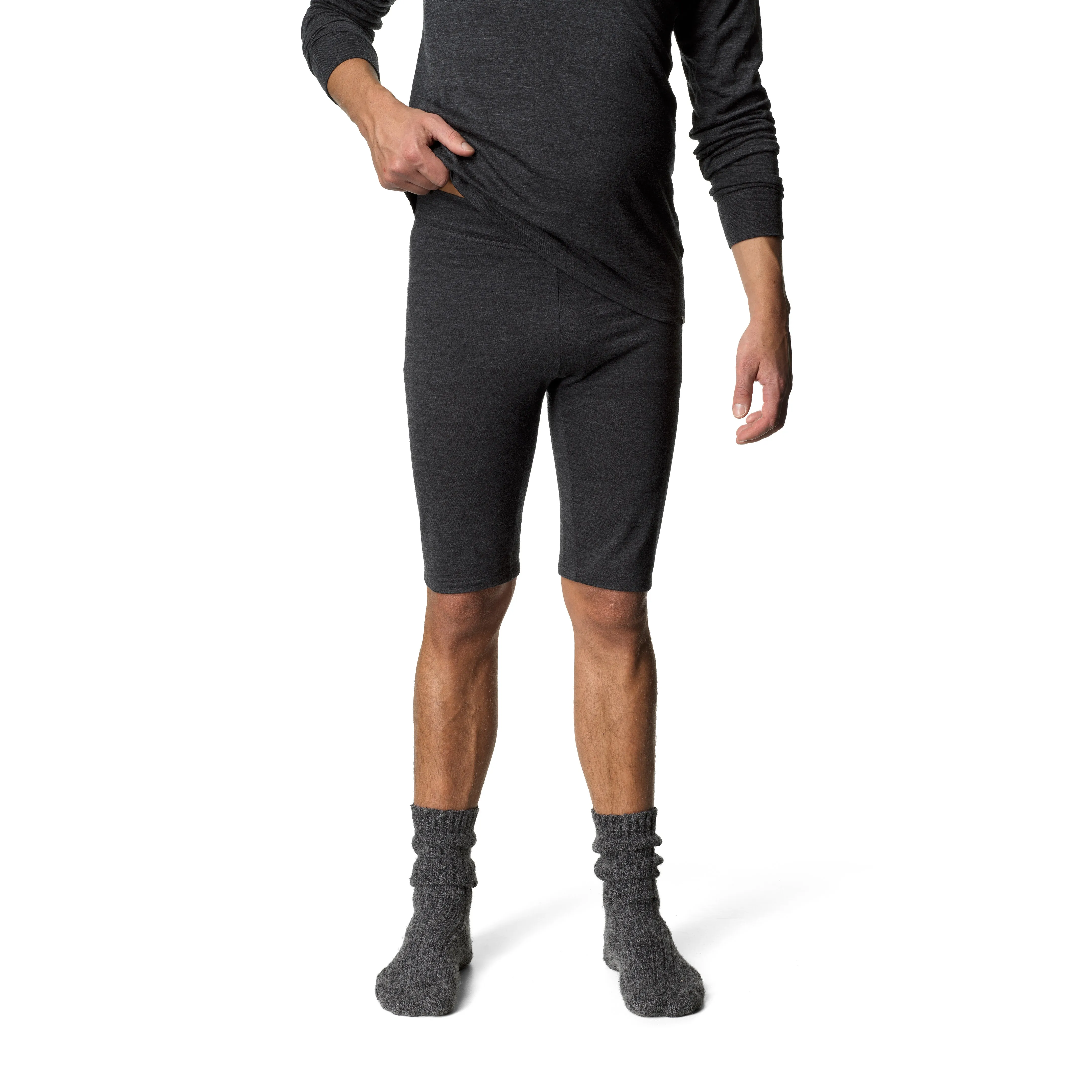 Houdini Men&#x27;s Wander Mid Tights True Black | Buy Houdini Men&#x27;s Wander Mid Tights True Black here | Outnorth