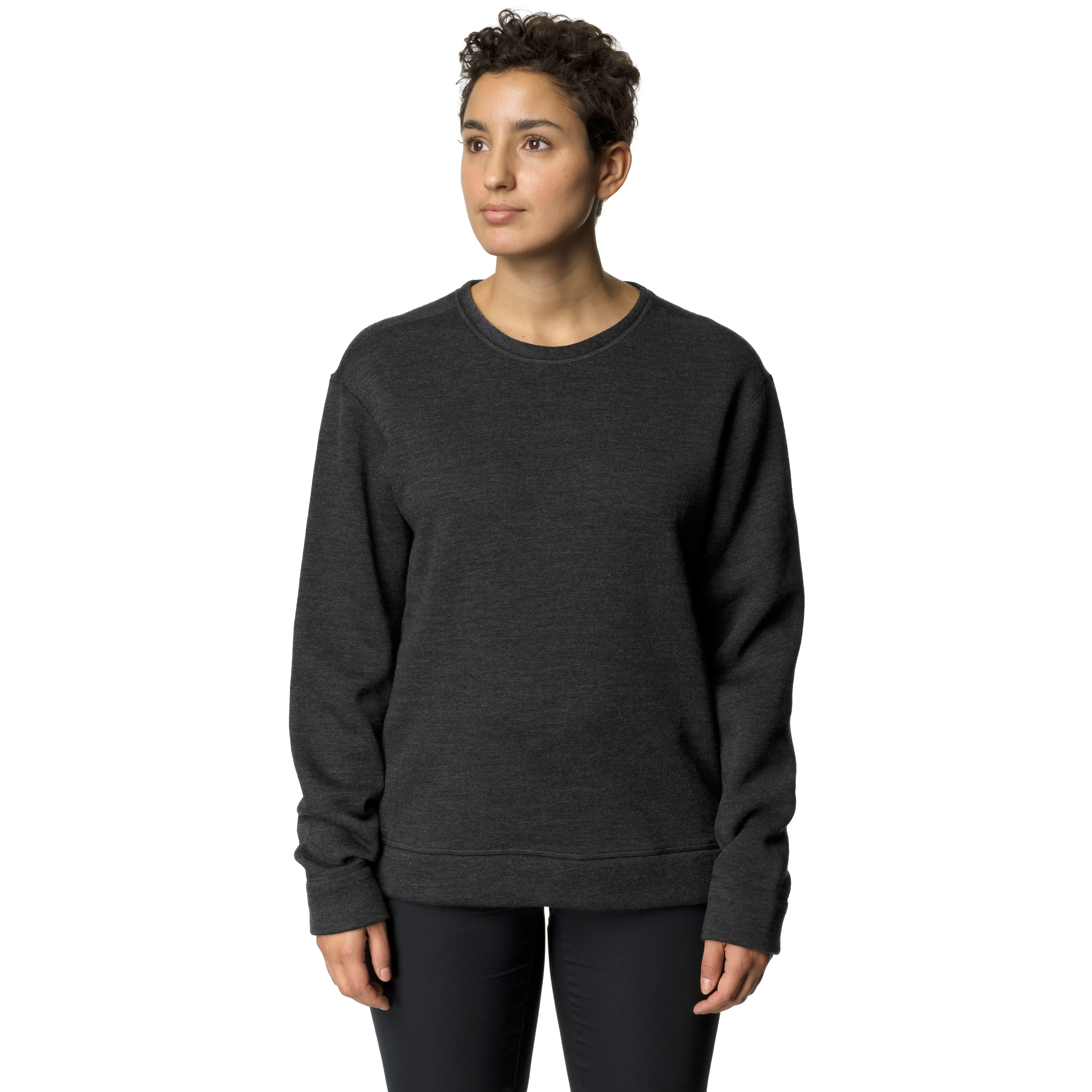 Houdini Women&#x27;s Alto Crew True Black | Buy Houdini Women&#x27;s Alto Crew True Black here | Outnorth