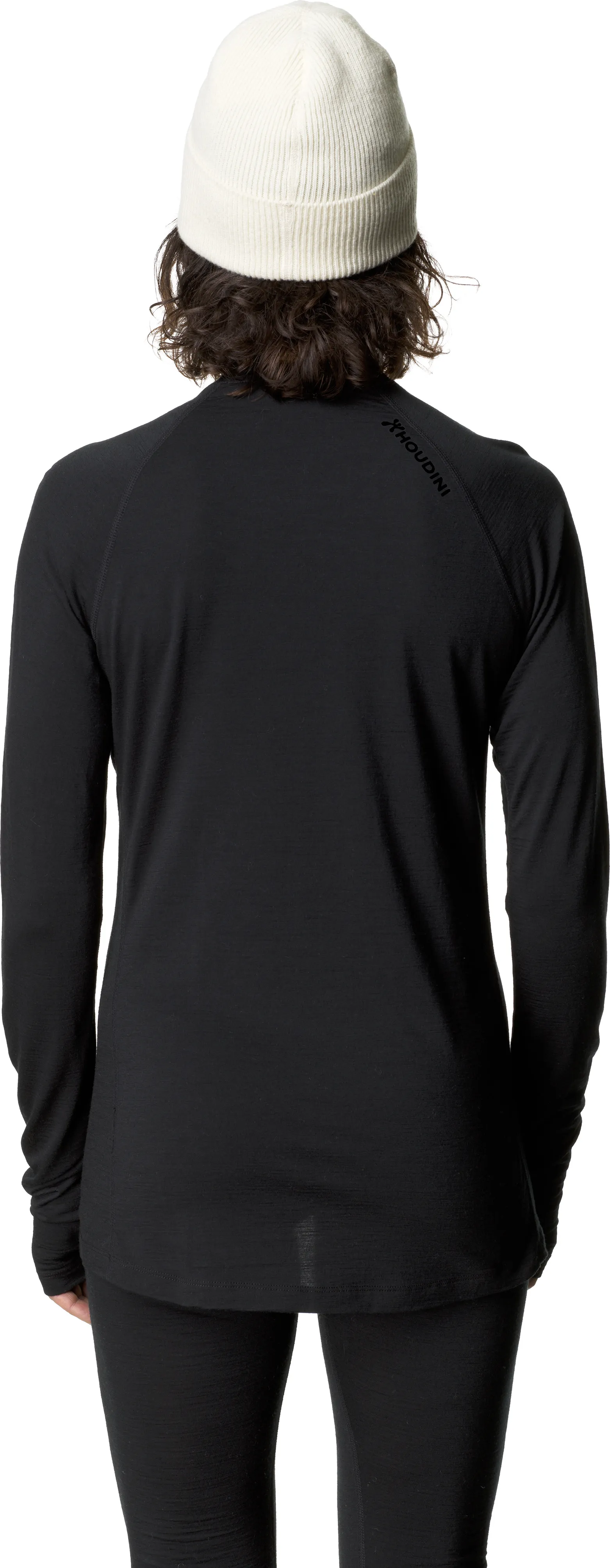 Houdini Women&#x27;s Desoli Light Crew True Black | Buy Houdini Women&#x27;s Desoli Light Crew True Black here | Outnorth
