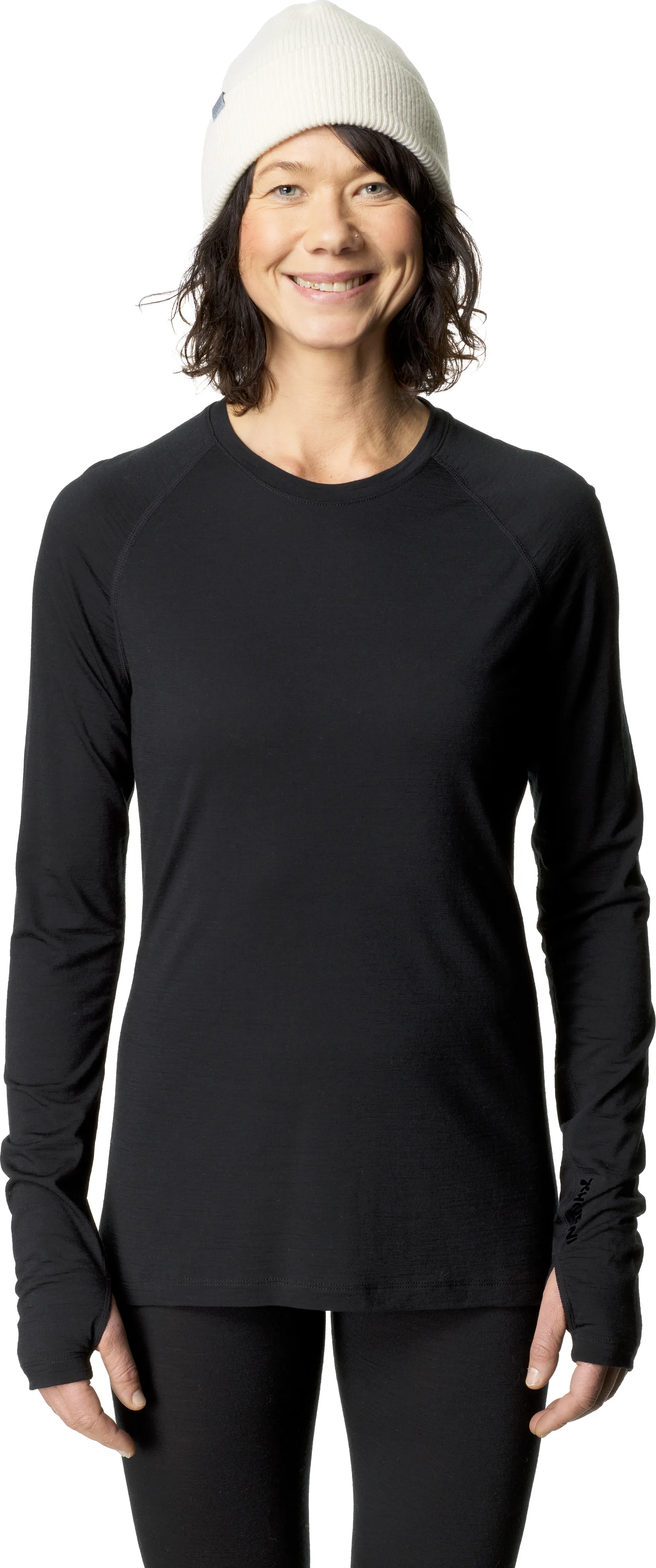 Houdini Women&#x27;s Desoli Light Crew True Black | Buy Houdini Women&#x27;s Desoli Light Crew True Black here | Outnorth