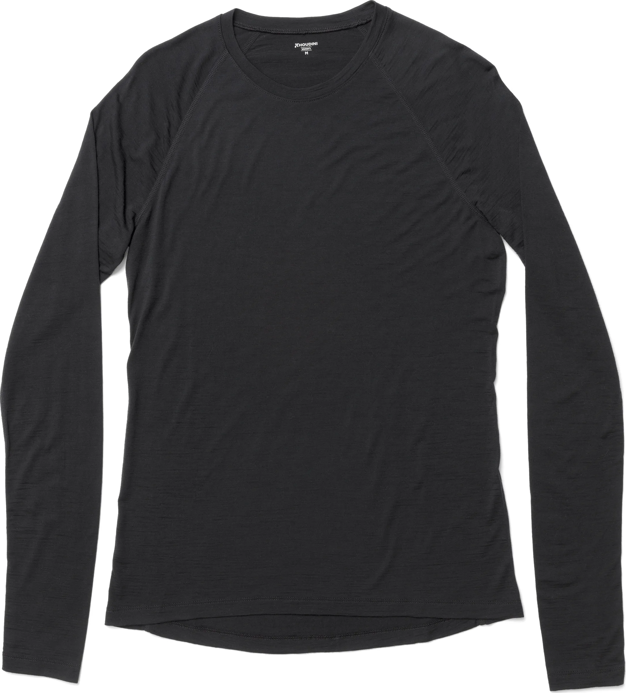 Houdini Women&#x27;s Desoli Light Crew True Black | Buy Houdini Women&#x27;s Desoli Light Crew True Black here | Outnorth