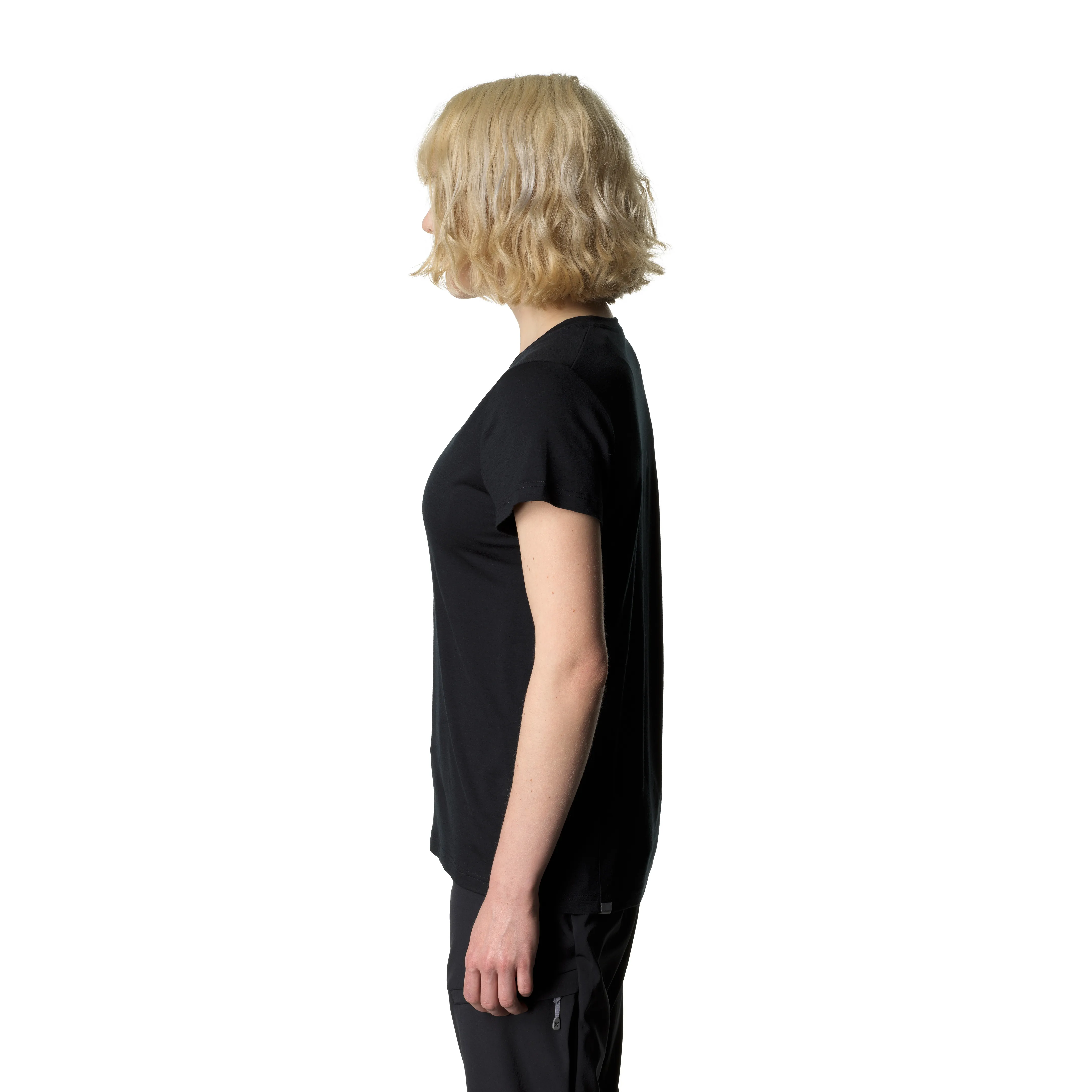 Houdini Women&#x27;s DeSoli Tee True Black | Buy Houdini Women&#x27;s DeSoli Tee True Black here | Outnorth