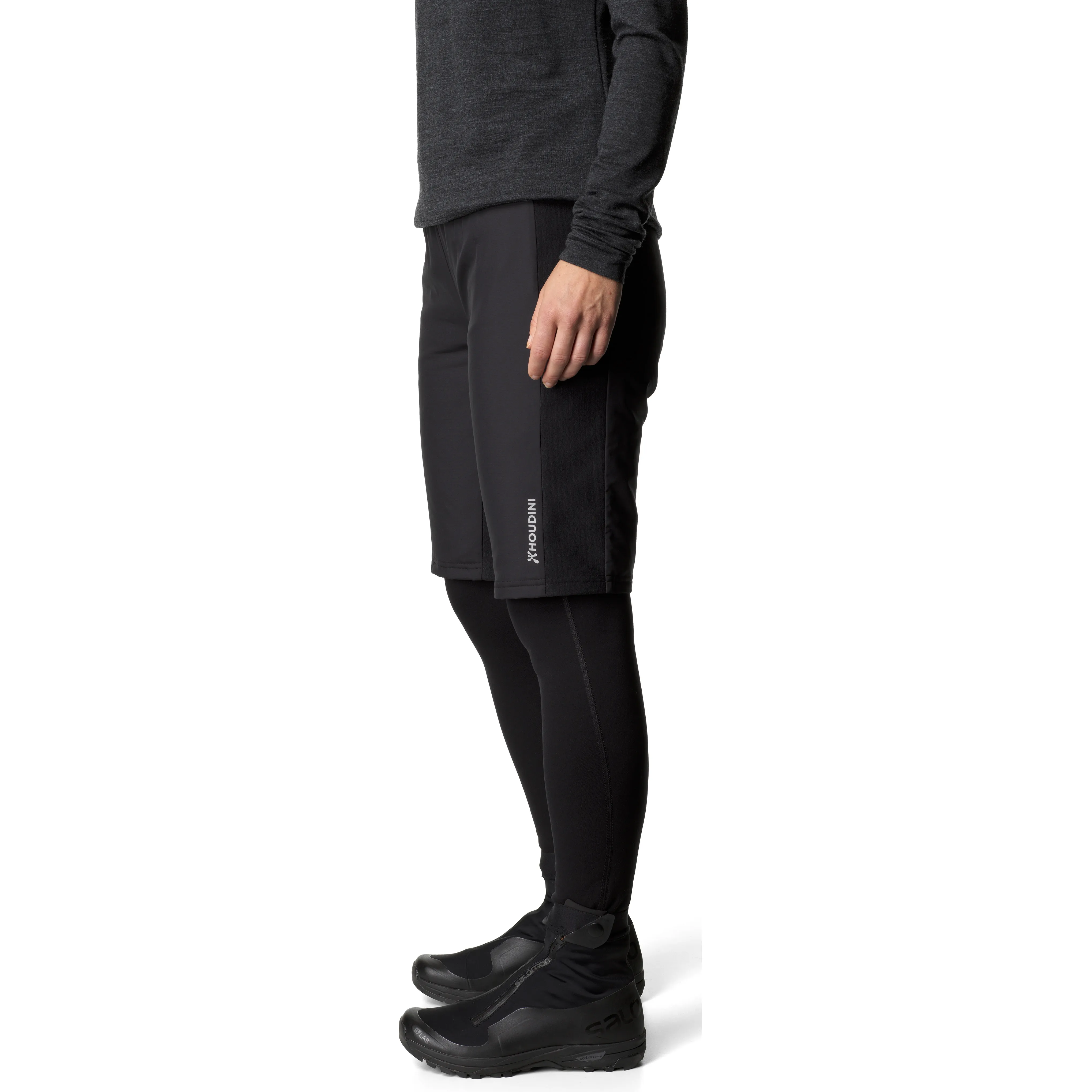 Houdini Women&#x27;s Moonwalk Shorts True Black | Buy Houdini Women&#x27;s Moonwalk Shorts True Black here | Outnorth