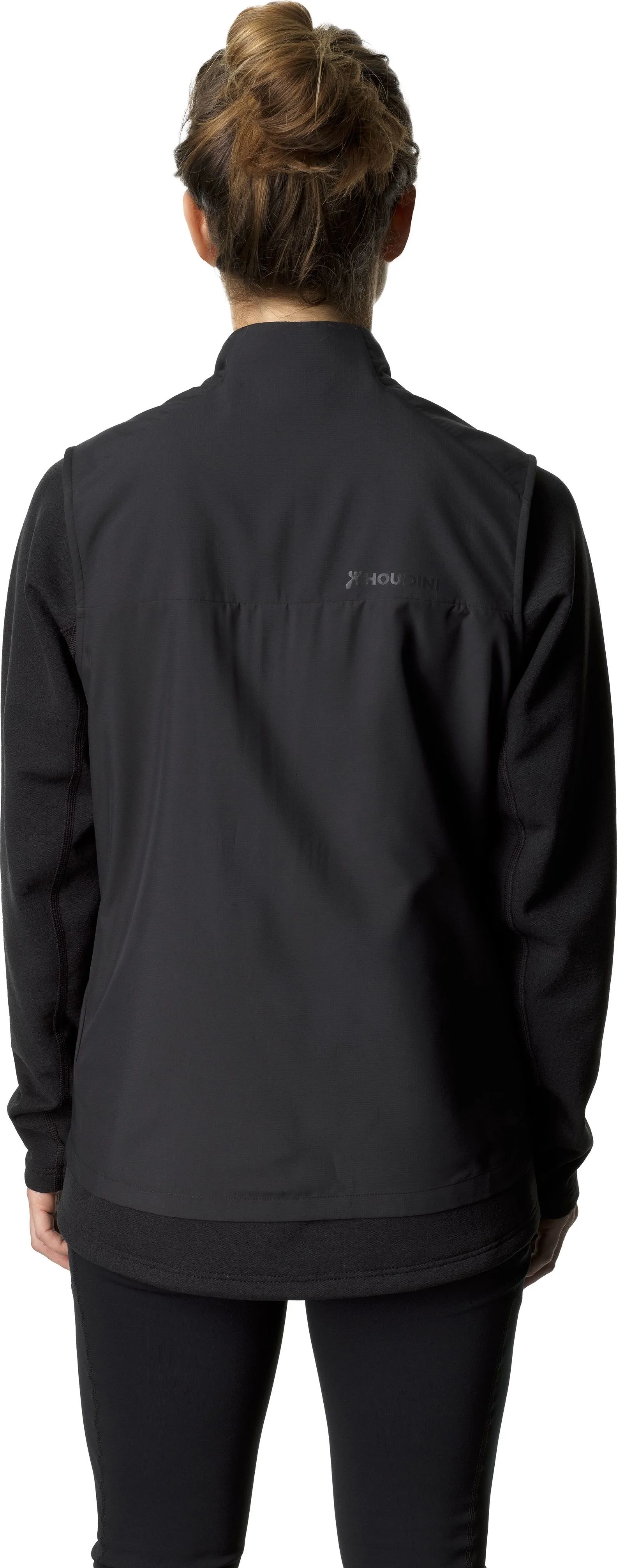 Houdini Women&#x27;s Pace Hybrid Vest True Black | Buy Houdini Women&#x27;s Pace Hybrid Vest True Black here | Outnorth