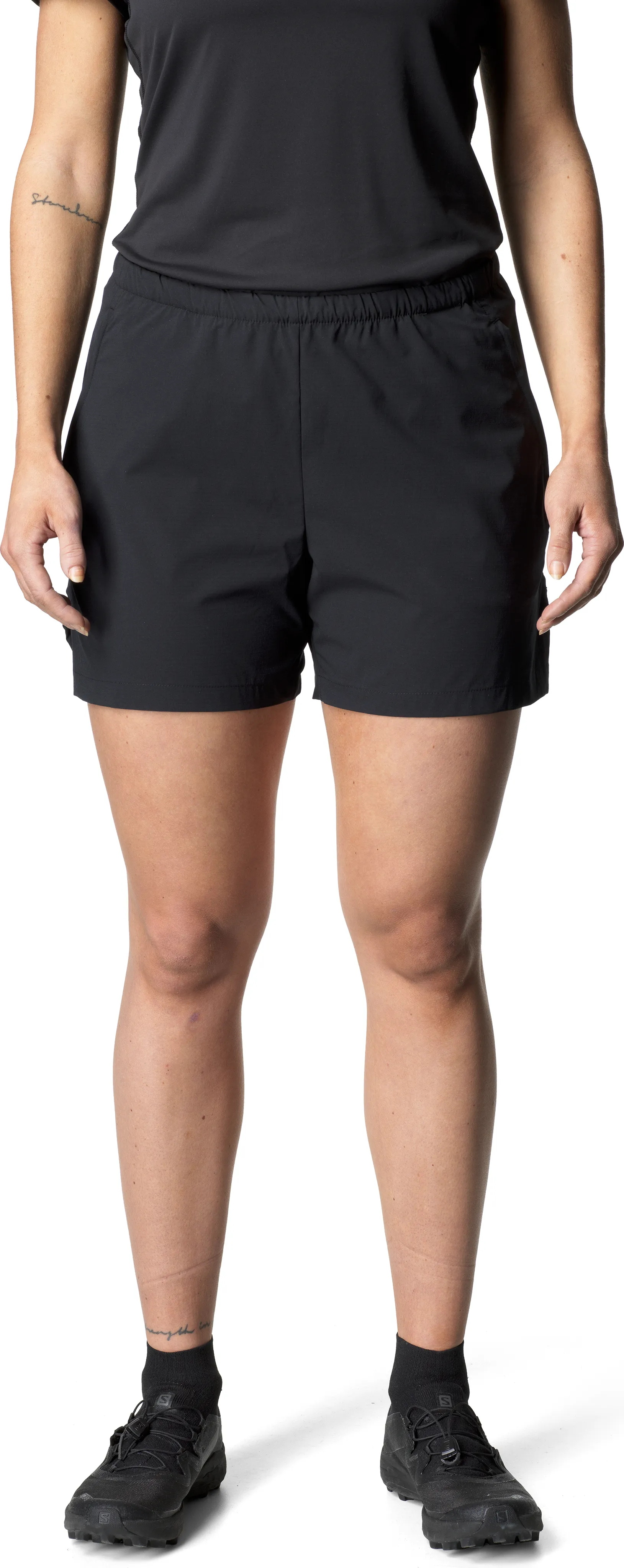 Houdini Women&#x27;s Pace Light Shorts True Black | Buy Houdini Women&#x27;s Pace Light Shorts True Black here | Outnorth