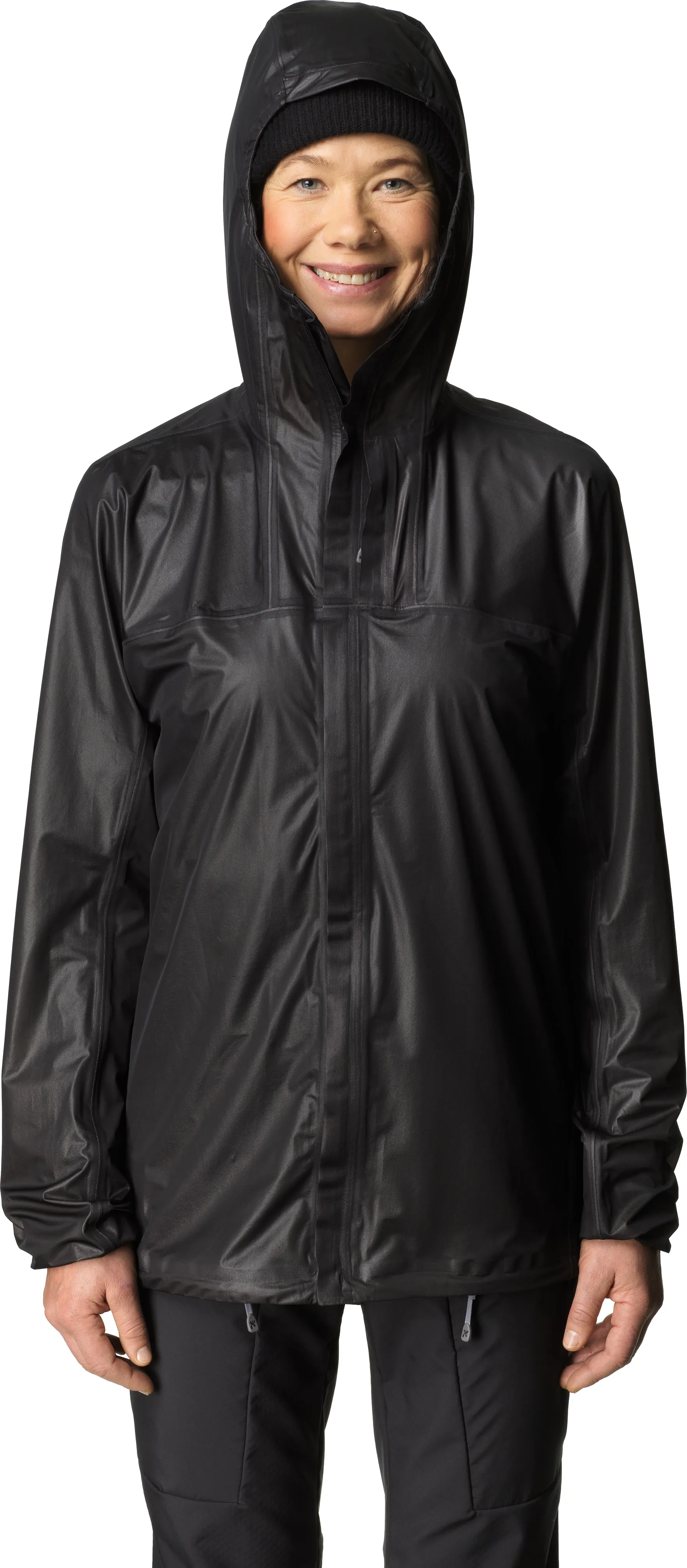 Houdini Women&#x27;s The Orange Jacket True Black | Buy Houdini Women&#x27;s The Orange Jacket True Black here | Outnorth