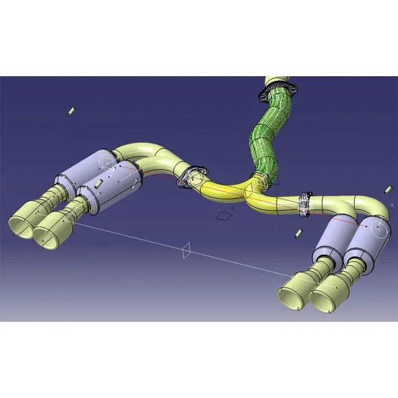 Invidia Gemini R400 Full Titanium Cat-Back Exhaust 2008-2014 WRX/2011-2014 STI Sedan