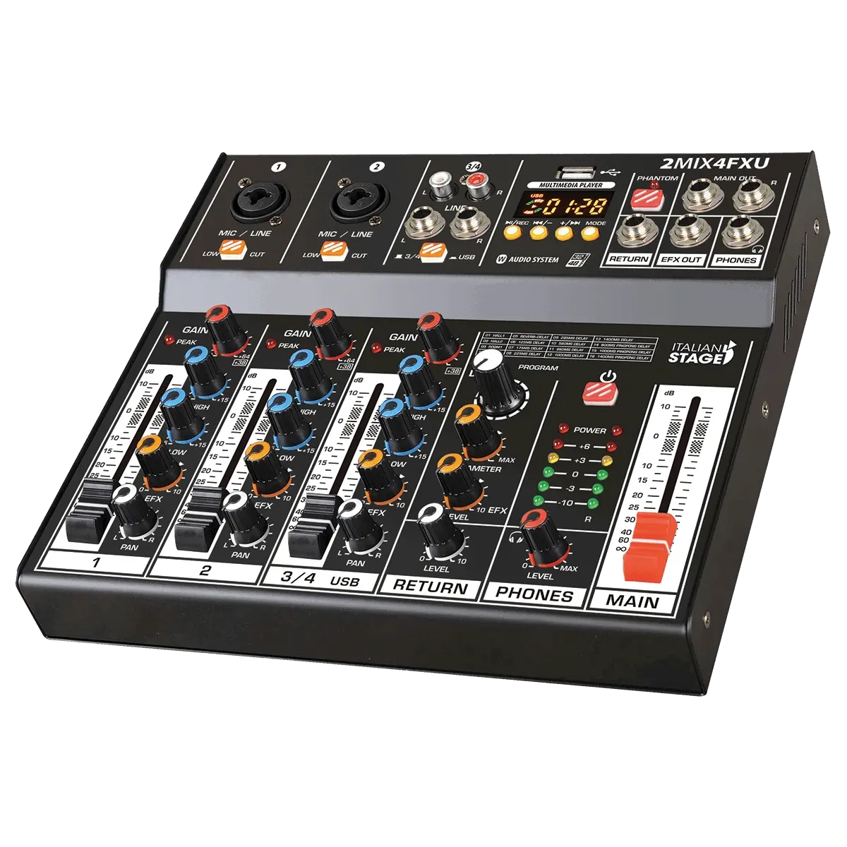 Italian Stage 2MIX4FXU Mixing Desk