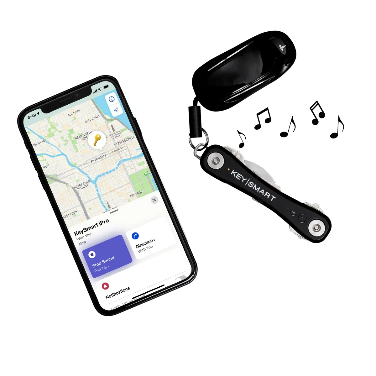 KeySmart iPro Works With Apple Find My