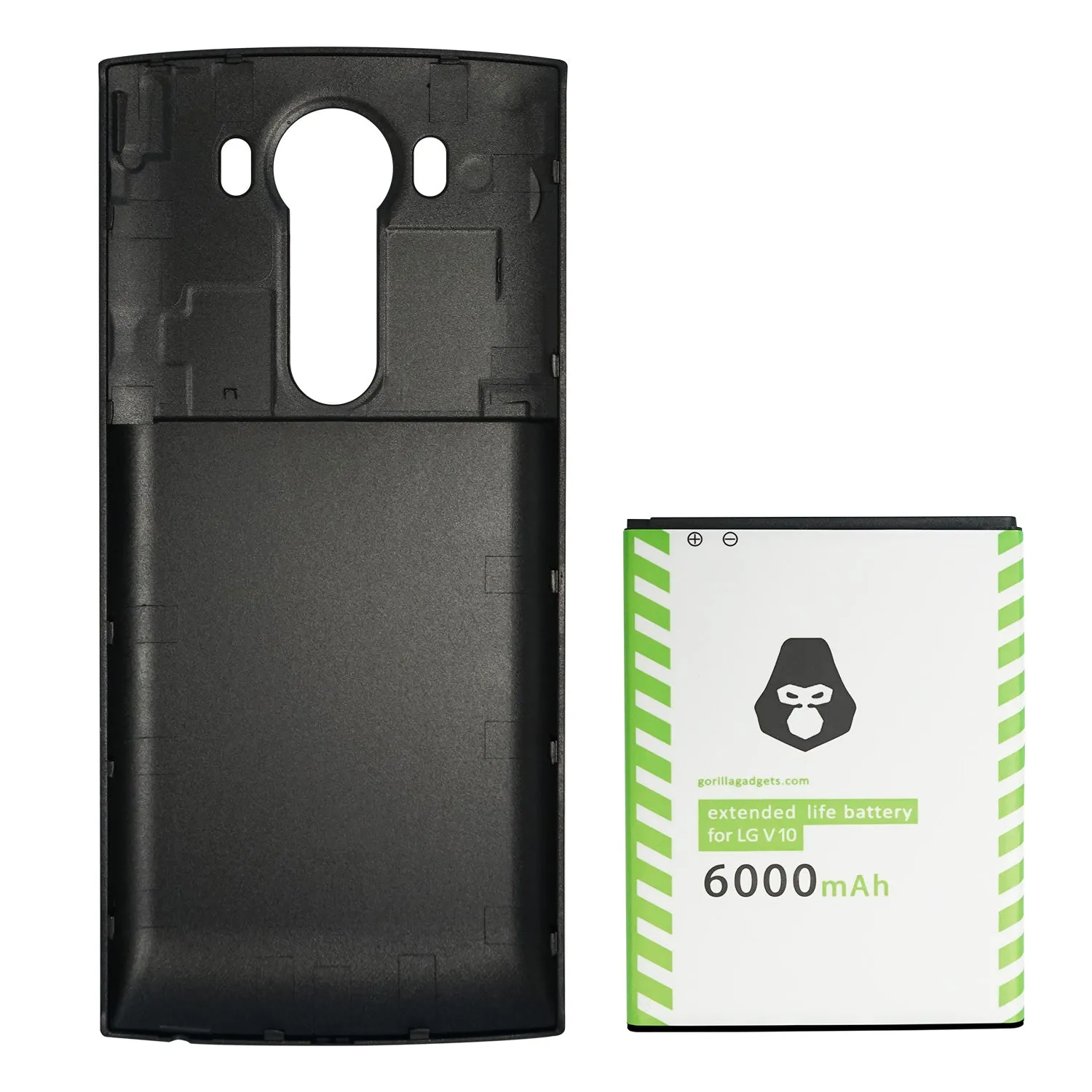 LG V10 Battery Cover - Replacement Back Plate, Extended Battery