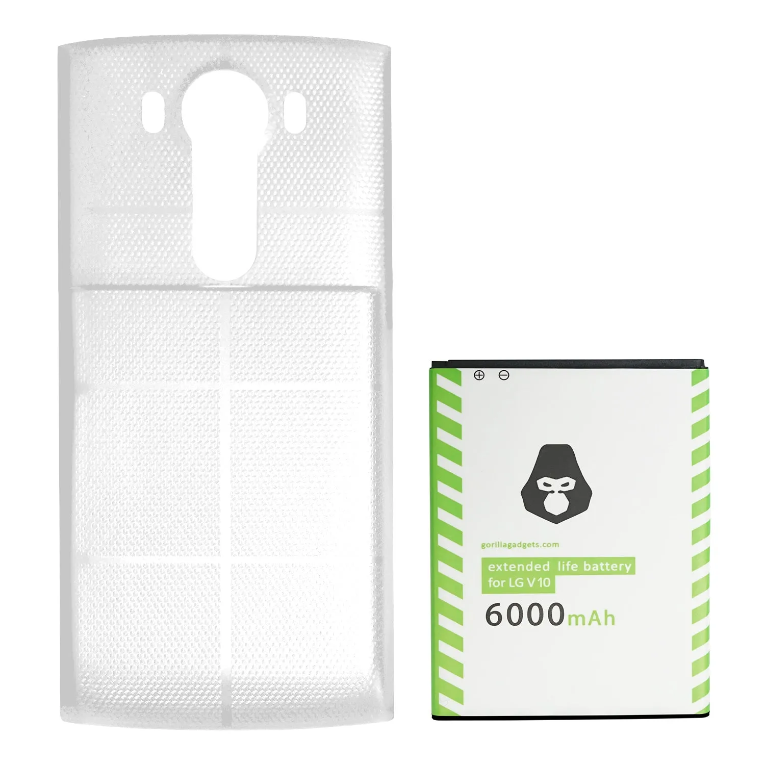 LG V10 Battery Cover - Replacement Back Plate, Extended Battery