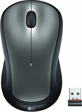 Logitech Wireless Mouse M310 Silver with black color