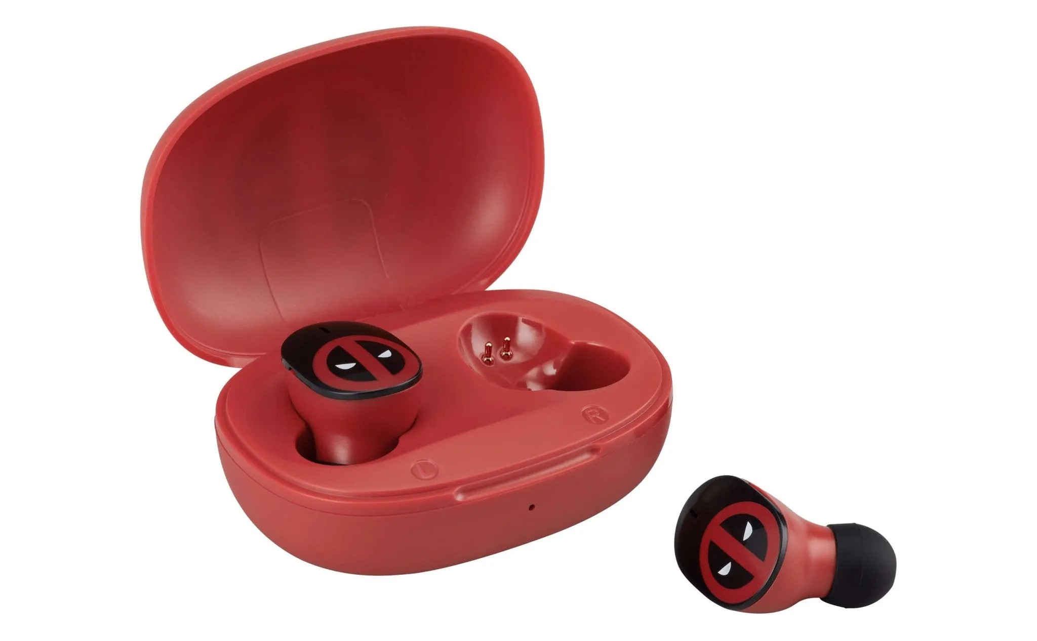 Marvel Deadpool Bluetooth True Wireless Earbuds with Charging Case