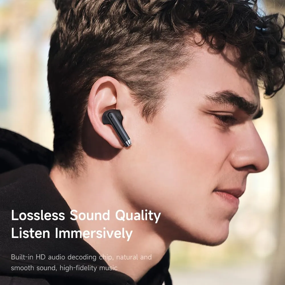 Mcdodo B04 Series in-Ear Digital Display TWS Headphones 5.3 Bluetooth Headset Wireless Earbuds Lossless Sound with Anti-Lost Lanyard LED Invisible Display Earphones with Wireless Charging Box