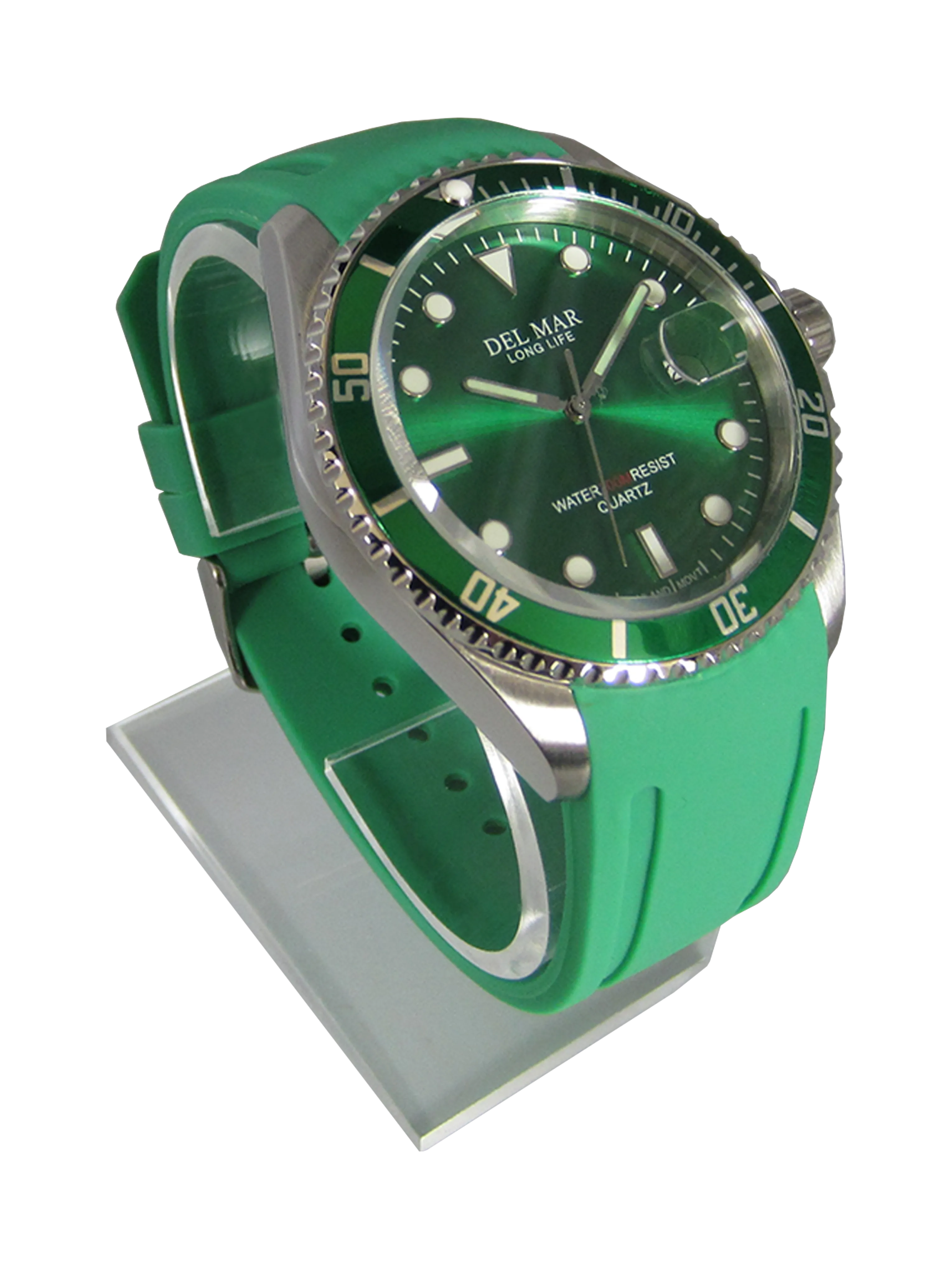 Men's Catalina Sportstrap 200M Green Face Watch #50382