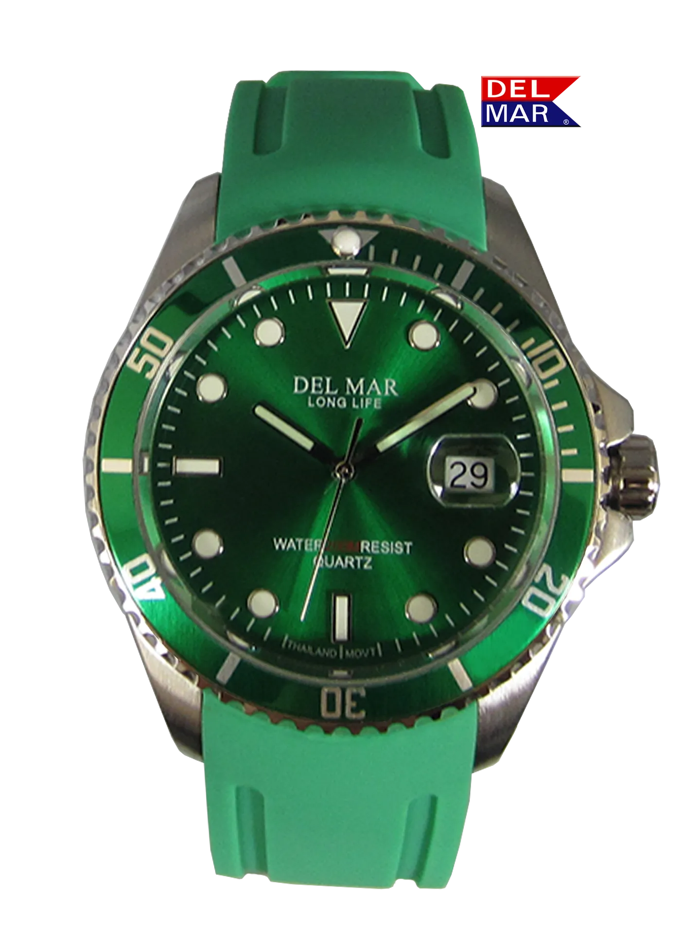 Men's Catalina Sportstrap 200M Green Face Watch #50382
