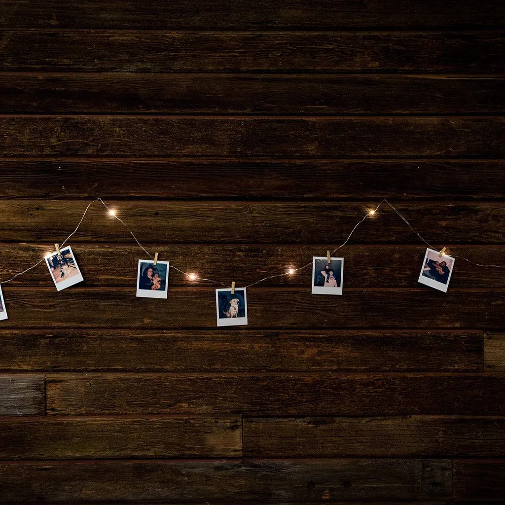 Mini Clothespin String Lights