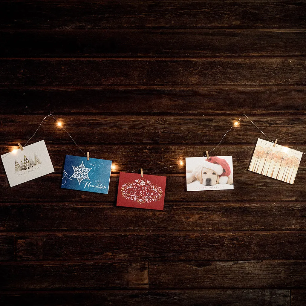 Mini Clothespin String Lights